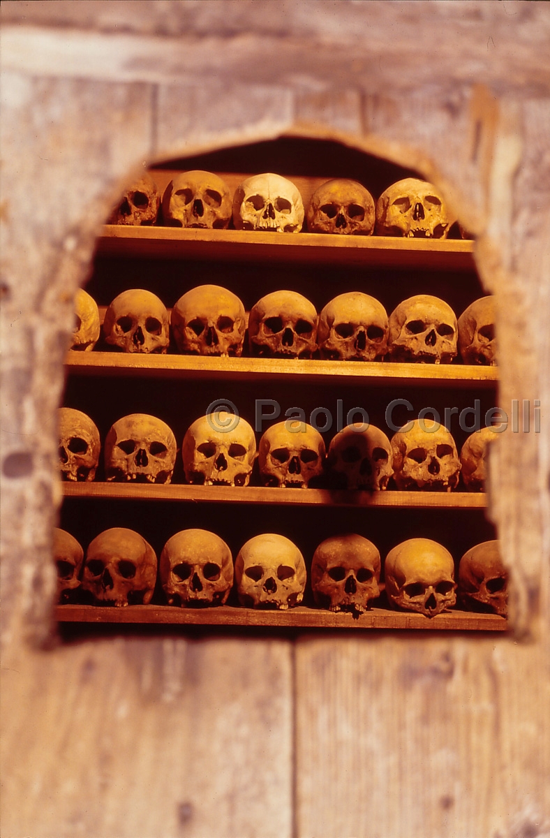 Ossuary at Grand Meteora monastery, Meteora, Greece
 (cod:Greece11)